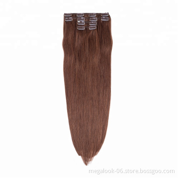Cuticle Aligned 100% Human Virgin Japanese Virgin Remy Hair Clip in Hair Extension